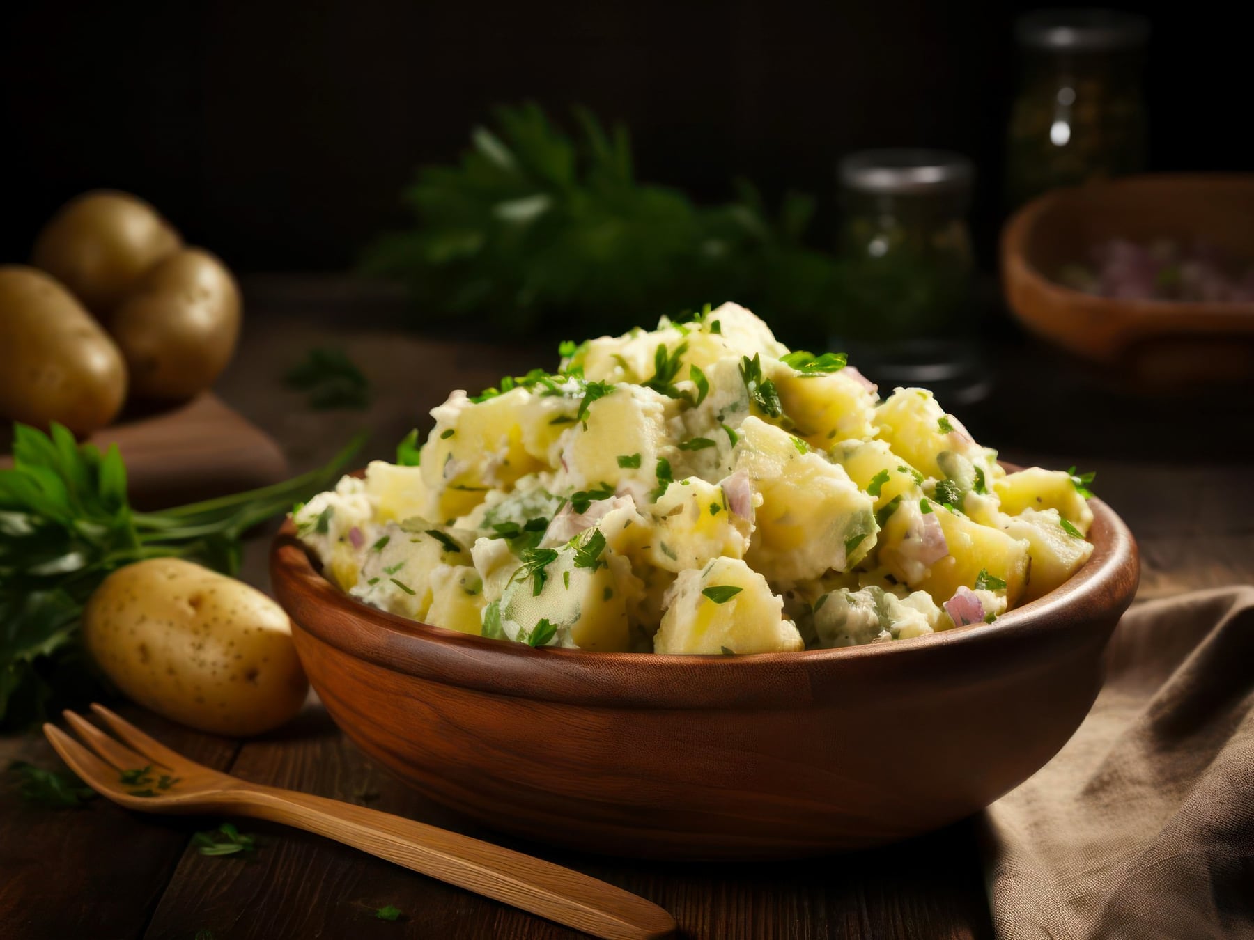 Papa bien puesta: la guía para que la ensalada salga cremosa y no se desarme