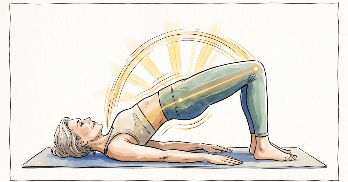 Plancha adaptada y puente: dos ejercicios clave para cuidar el abdomen a partir de los 50