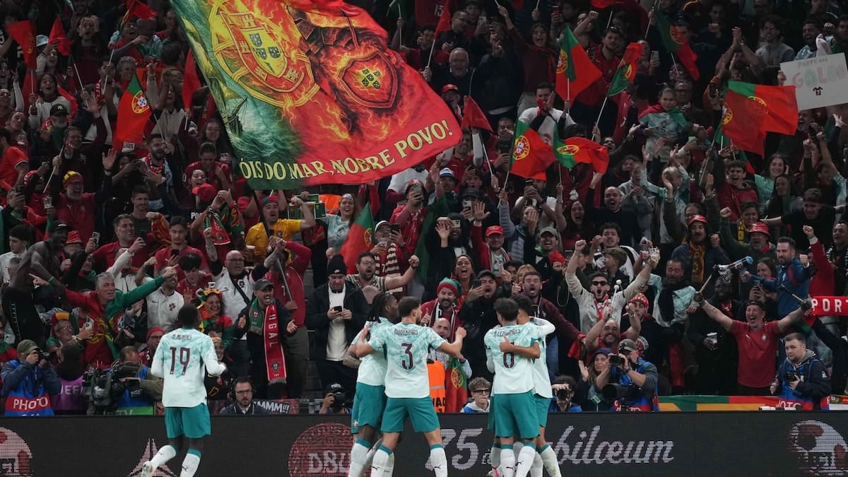 Portugal, sin CR7 y con puntaje perfecto: le ganó 4-2 a Dinamarca en un partido que se le complicó dos veces