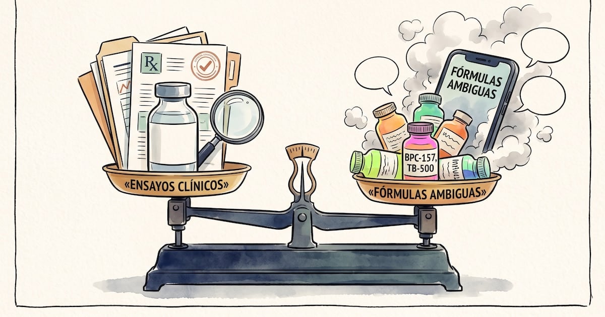 Péptidos bajo la lupa: por qué la evidencia varía tanto de un compuesto a otro