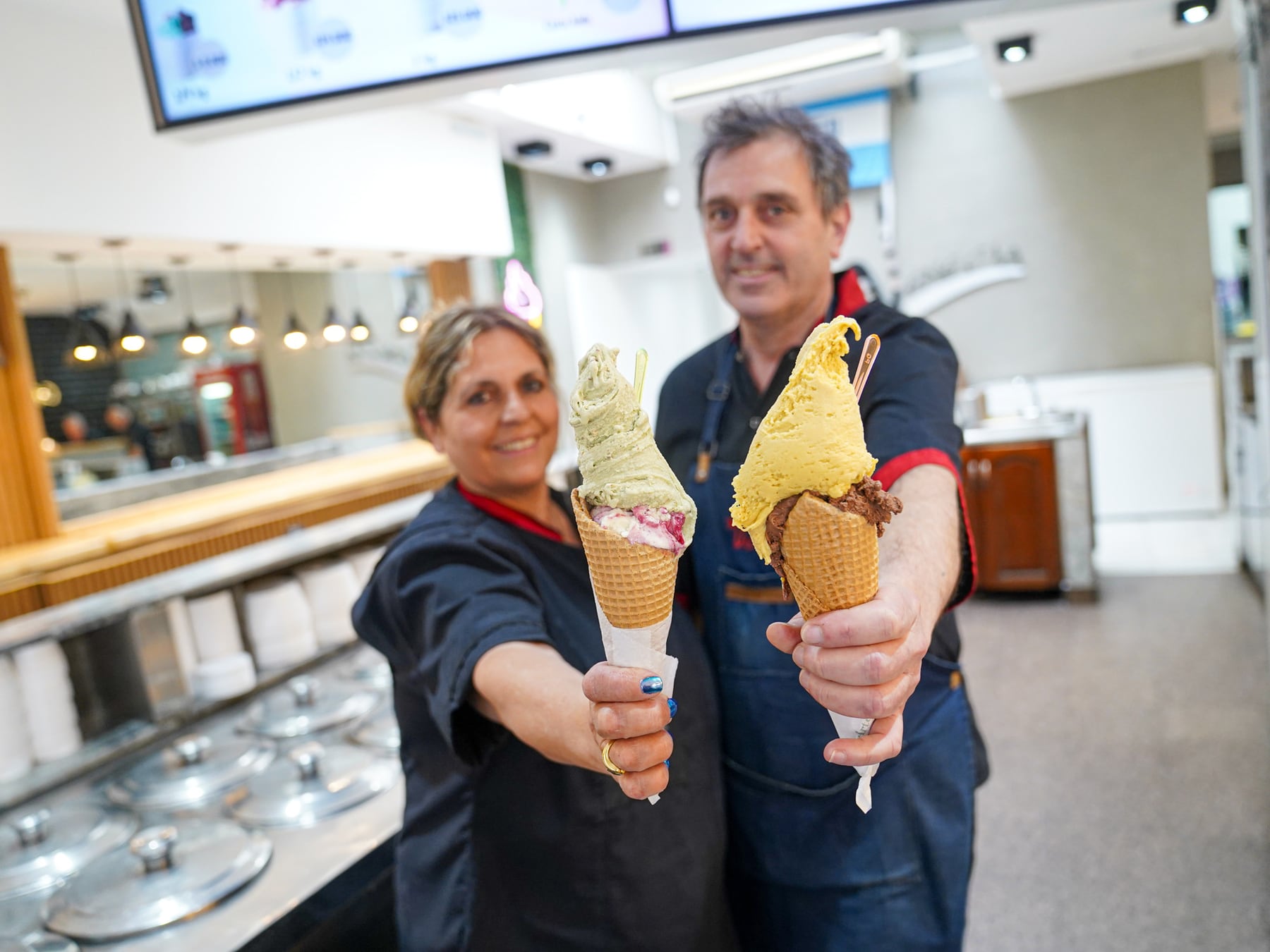 Venecia, el rincón heladero de Devoto que atravesó seis décadas sin cambiar de esquina