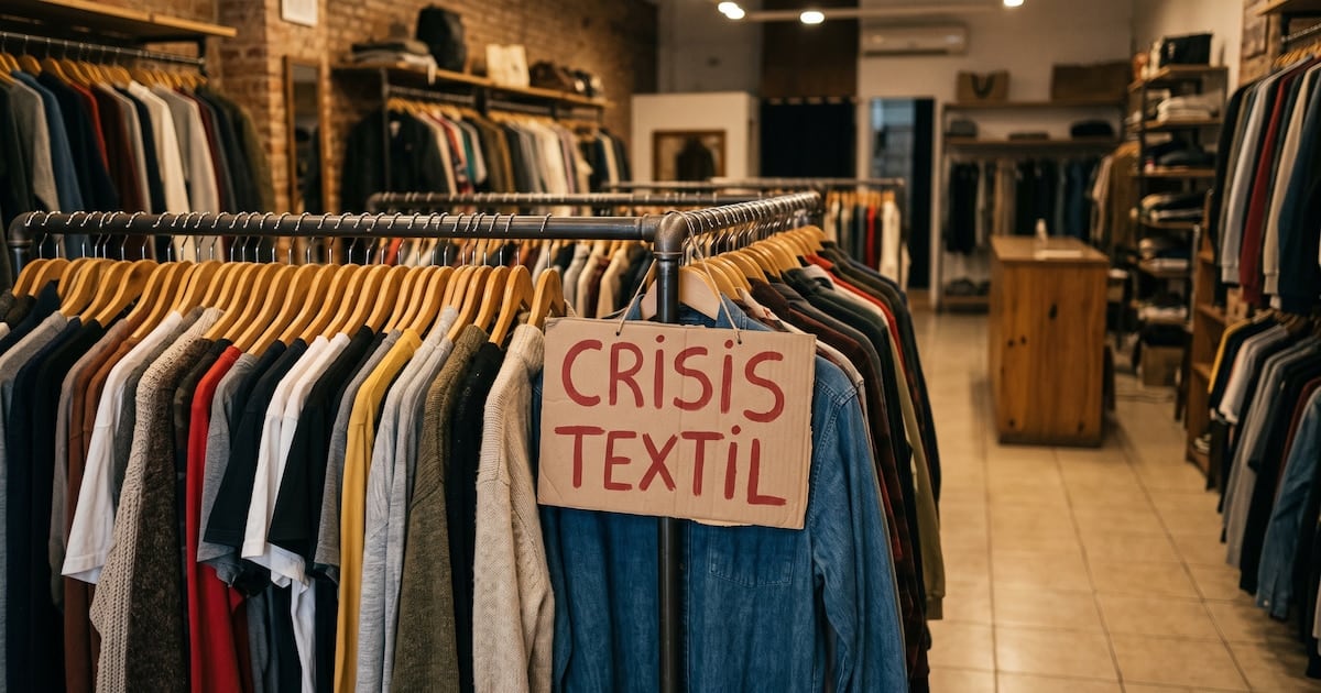 La industria textil atraviesa su peor momento desde 2023: producción en mínimos y caída sostenida del empleo