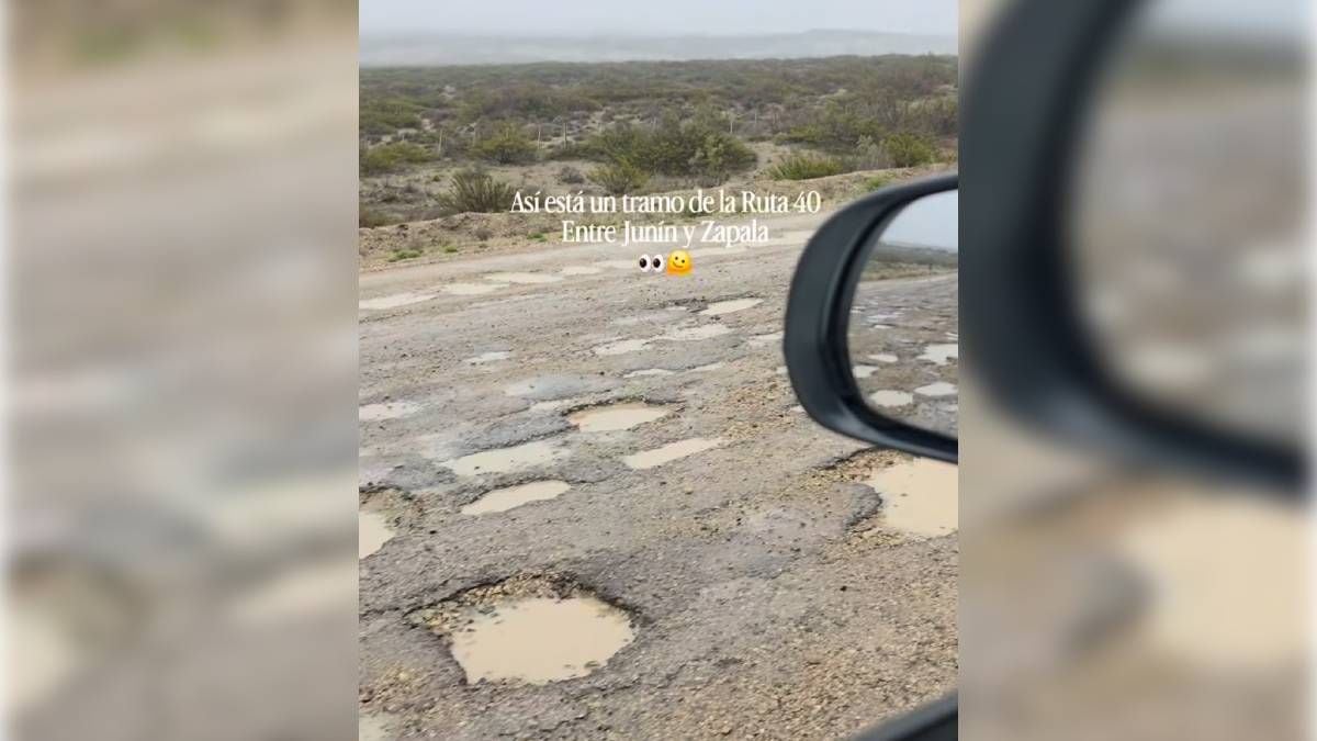 Ruta 40 en Neuquén: un corredor cordillerano de 30 kilómetros con pozos que ya dejaron huellas en cubiertas y suspensiones
