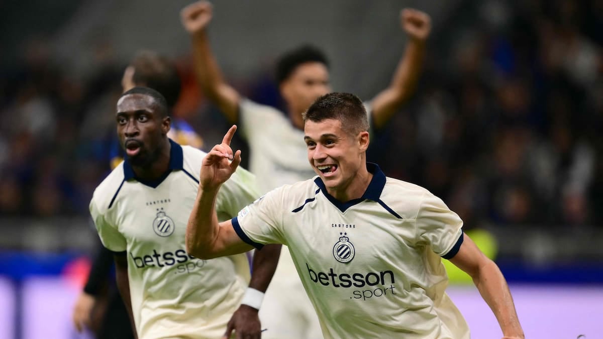 Barrios liquidó al United en el primer minuto y Brujas bailó al Inter en San Siro: la Champions volvió a ser loca