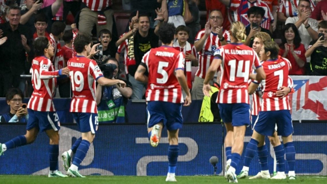 El Atleti de Simeone se sacó la espina y le comió la mitad de la cancha al United en el Metropolitano