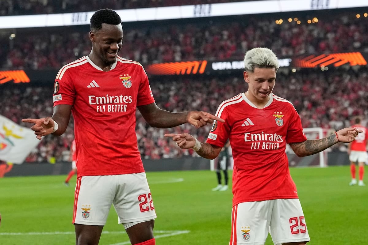 Goleada y golazo: Prestianni y Hezze se subieron a la fiesta europea