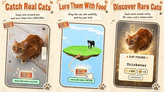 CatchCat lleva la búsqueda de gatos callejeros al teléfono