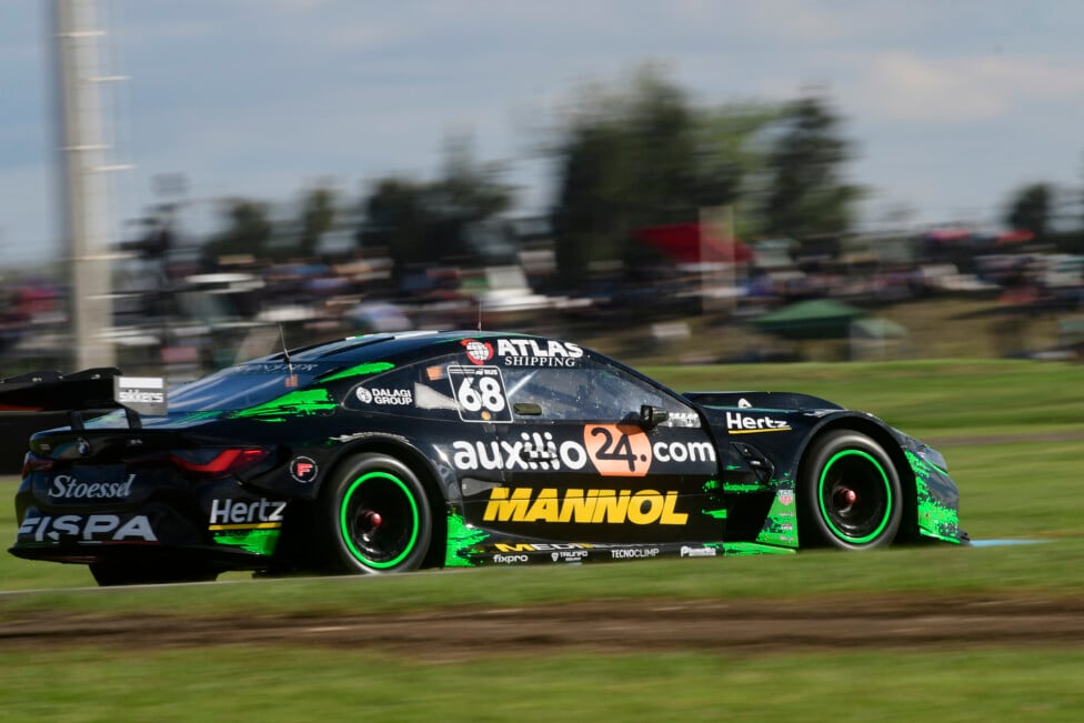 Santero se Installing arriba del TC en Rosario: el destaque fue la rotura de Fritzler